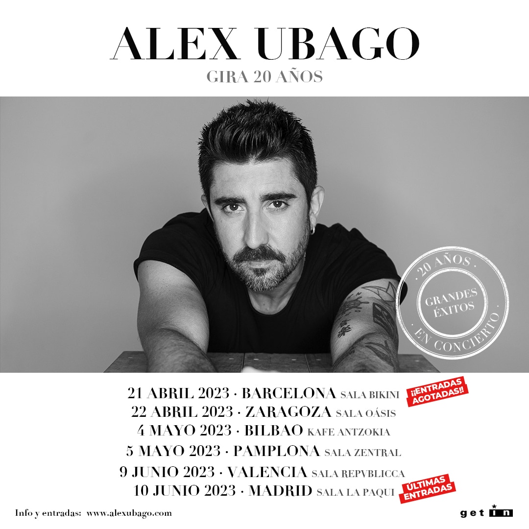 gira - Álex Ubago ofrece el adelanto 'Idiota' e inicia gira en Barcelona