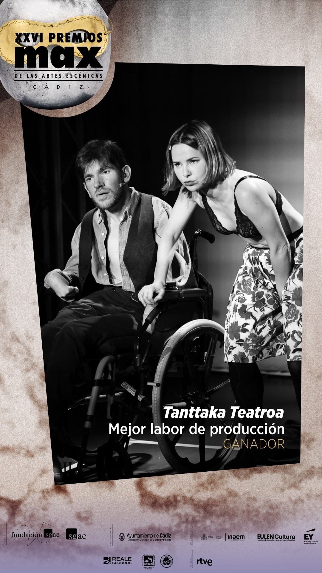 tanttaka - Dos Premios Max para Gipuzkoa: 'Sexberdinak' de Tanttaka y la música de Pascal Gaigne para Kukai