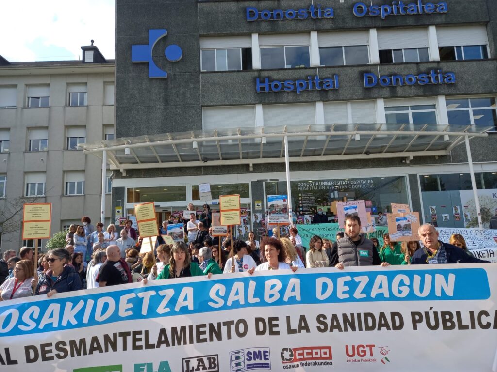 desmantelamiento Los sindicatos ven "amplia" la incidencia de la huelga en Osakidetza
