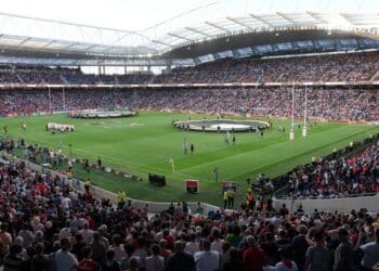 Semifinales de la LNR de rugby celebradas en el Reale Arena. Foto: Real Sociedad