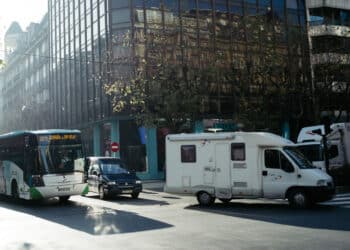 Autocaravanas en Donostia. Foto. Santiago Farizano