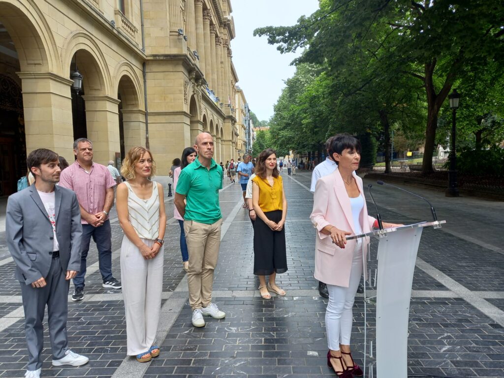 Iriarte plaza EH Bildu propone a PNV, PSE y Podemos un acuerdo de gobernabilidad para Gipuzkoa