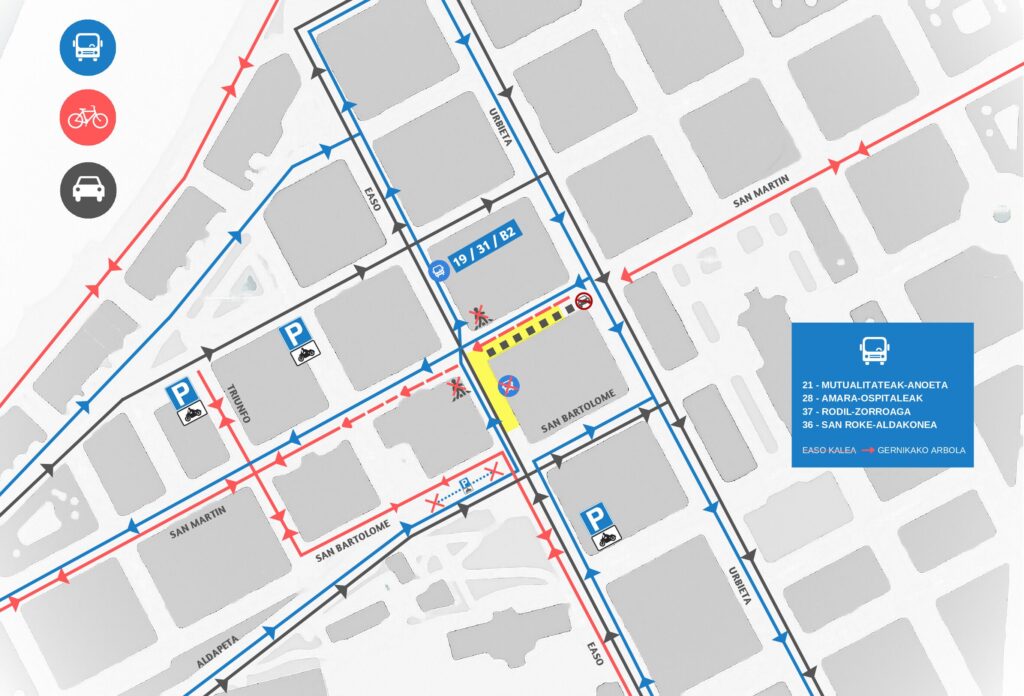 PLANO pdf Las obras del Topo modificarán el tráfico del Centro los próximos meses