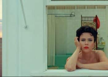 Scarlett Johansson en una escena de 'Asteroide city'.
