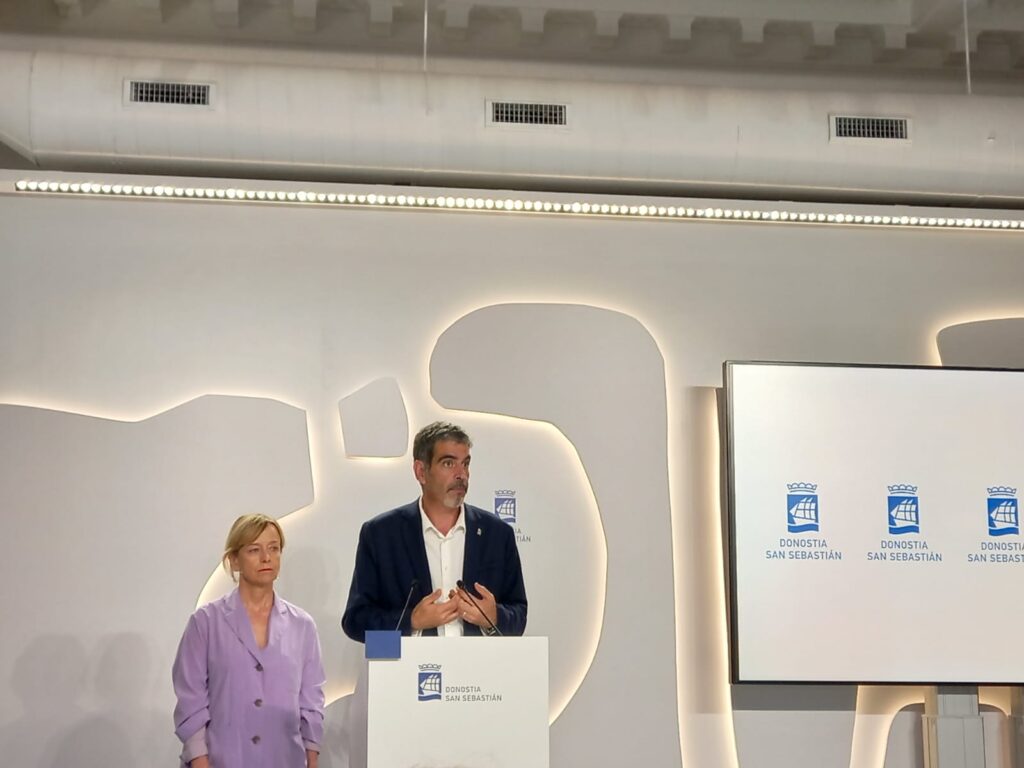Eider y Eneko Mendoza y Goia acuerdan impulsar la ampliación del parque tecnológico y la renovación de Anoeta