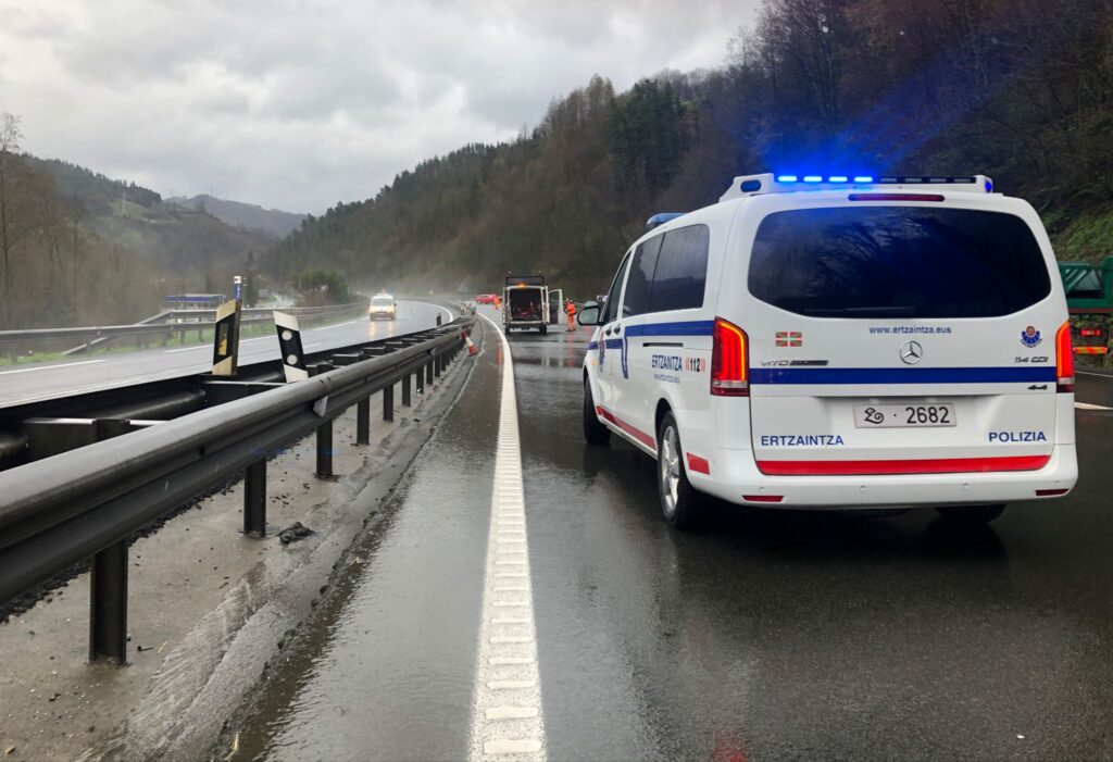 Accidente de trafico 1 Fallece un motorista en Tolosa tras sufrir un accidente de circulación