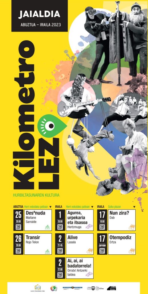 KM Lezo Kartela 2023 copia Kilometro Lezo se consolida como propuesta cultural veraniega en Gipuzkoa