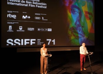 Presentación de la 71ª edición del Festival de San Sebastián en septiembre de 2023. Foto: Santiago Farizano