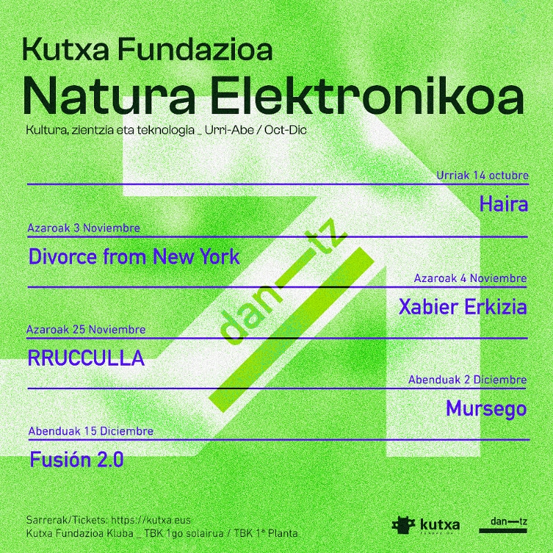 KUTXA FUNDAZIOAXDANTZ 1 - Dantz y Kutxa Fundazioa explorarán los límites de la música electrónica