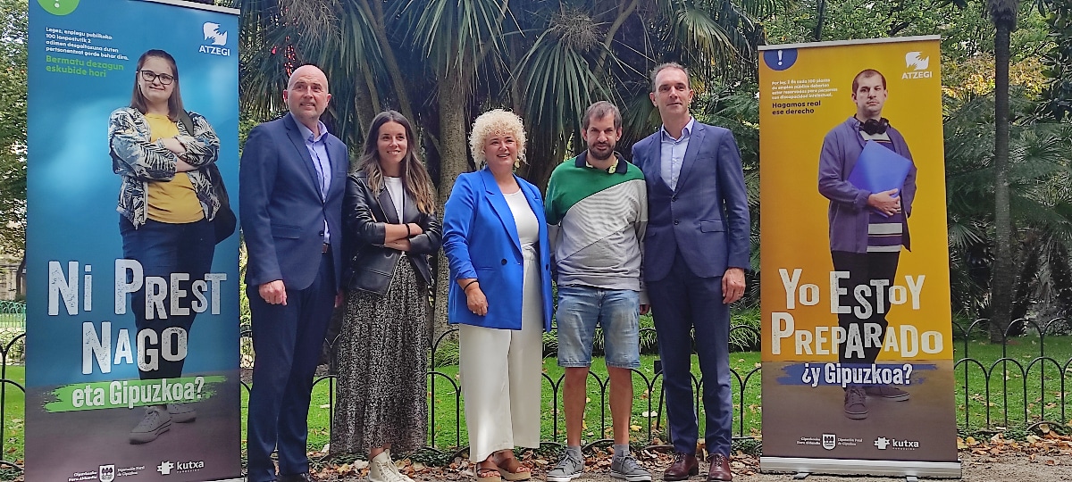 Atzegi Kanpaina Prentsaurrekoa Atzegi defiende el derecho de las personas con discapacidad intelectual a acceder a un empleo público