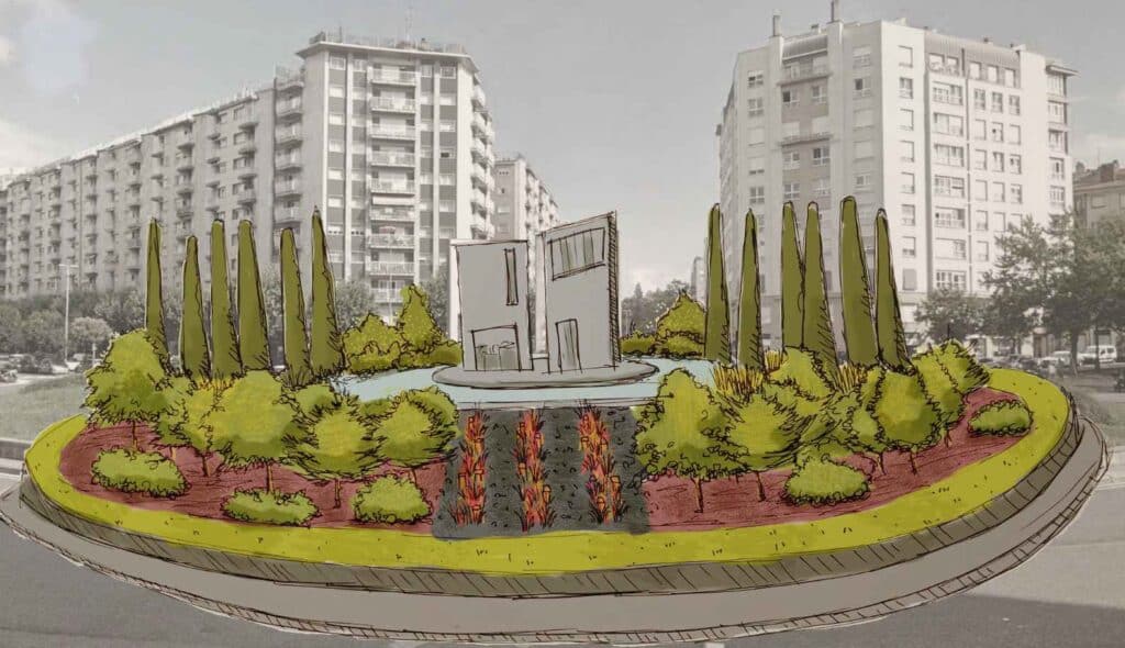 "No queremos un bosquecito en la plaza de Irun", dice la Asociación Vecinal de Amara Berri 6 Plaza Irun "No queremos un bosquecito en la plaza de Irun", dice la Asociación Vecinal de Amara Berri