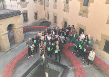 Presentación del programa completo de la Bienal Internacional de Arquitectura de Euskadi Mugak/. Foto: Mugak