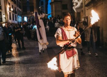 Brujería en la Parte Vieja y el Boulevard de la mano de la Semana de Cine Fantástico y de Terror. Fotos: Santiago Farizano