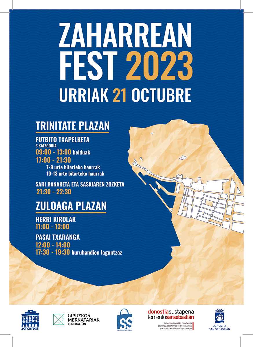Zaharrean Fest Egitaraua 1 - Zaharrean Fest, este sábado en la Parte Vieja donostiarra