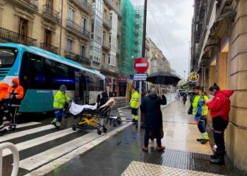 Accidente entre Urbieta y San Martín este 3 de noviembre. Foto: RACVN