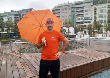 David Alonso, coordinador de los guías de Spain Free Tour en Donostia. Foto: DonostiTik