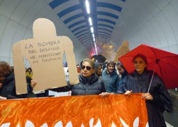 Manifestación ciudadana en Donostia del 30N, huelga feminista. Foto: DonostiTik