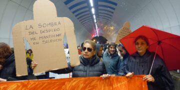 Manifestación ciudadana en Donostia del 30N, huelga feminista. Foto: DonostiTik
