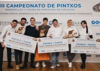 Entrega de los premios del Campeonato de Pintxos. Foto: Santiago Farizano
