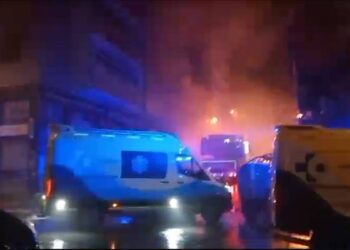 Incendio el 9 de noviembre en Iruresoro, Egia. Vídeo en el interior. Imágenes: DonostiTik