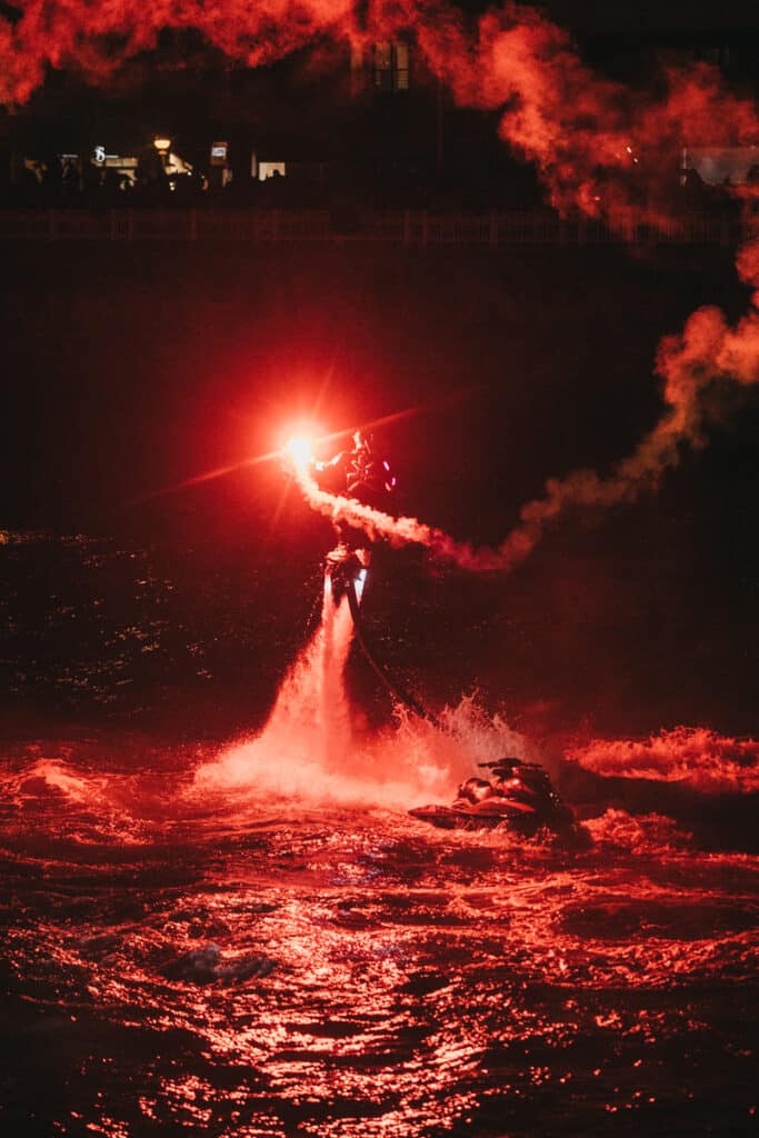 XE3S3035 Fotos y vídeo del encendido navideño en San Sebastián