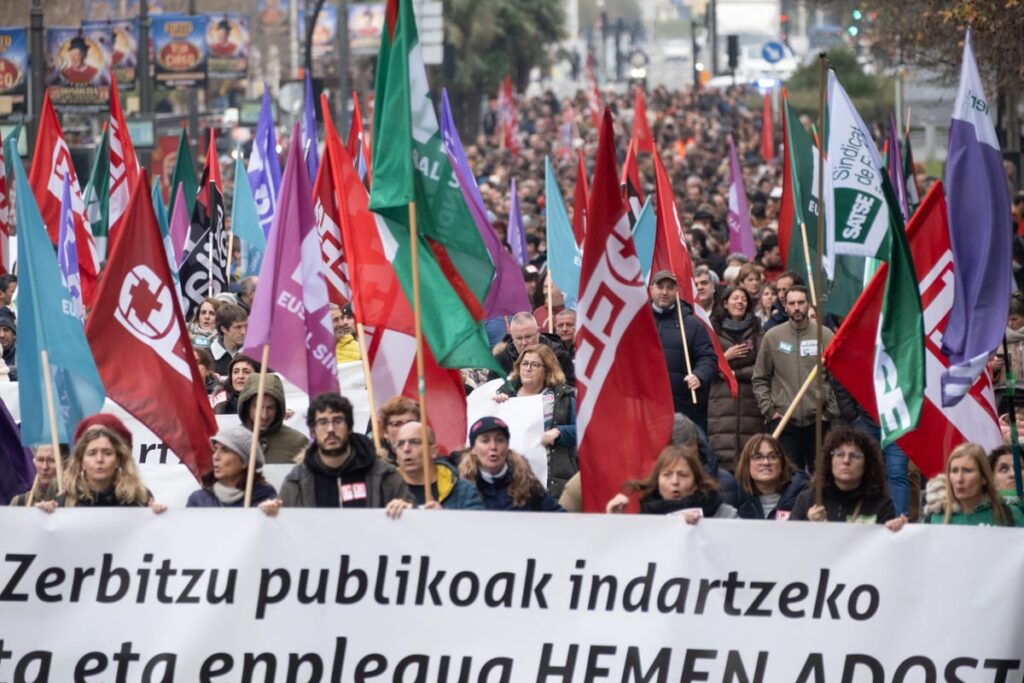 XE4S7387 Nueva huelga en el sector público este martes en Euskadi