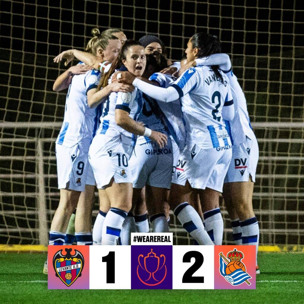 GF1uQ NXQAAuefR La Real Sociedad femenina remonta al Levante y avanza a semifinales de Copa (1-2)