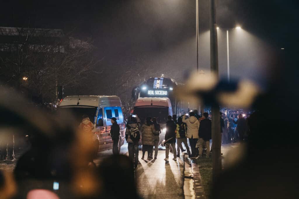 Operativo de seguridad para el partido de Champions Real Sociedad-PSG, "de alto riesgo" 2 XE4S0878 Operativo de seguridad para el partido de Champions Real Sociedad-PSG, "de alto riesgo"