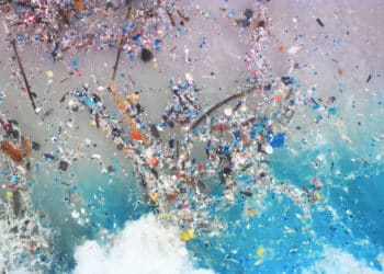 Plásticos en el mar. Foto: Gobierno vasco