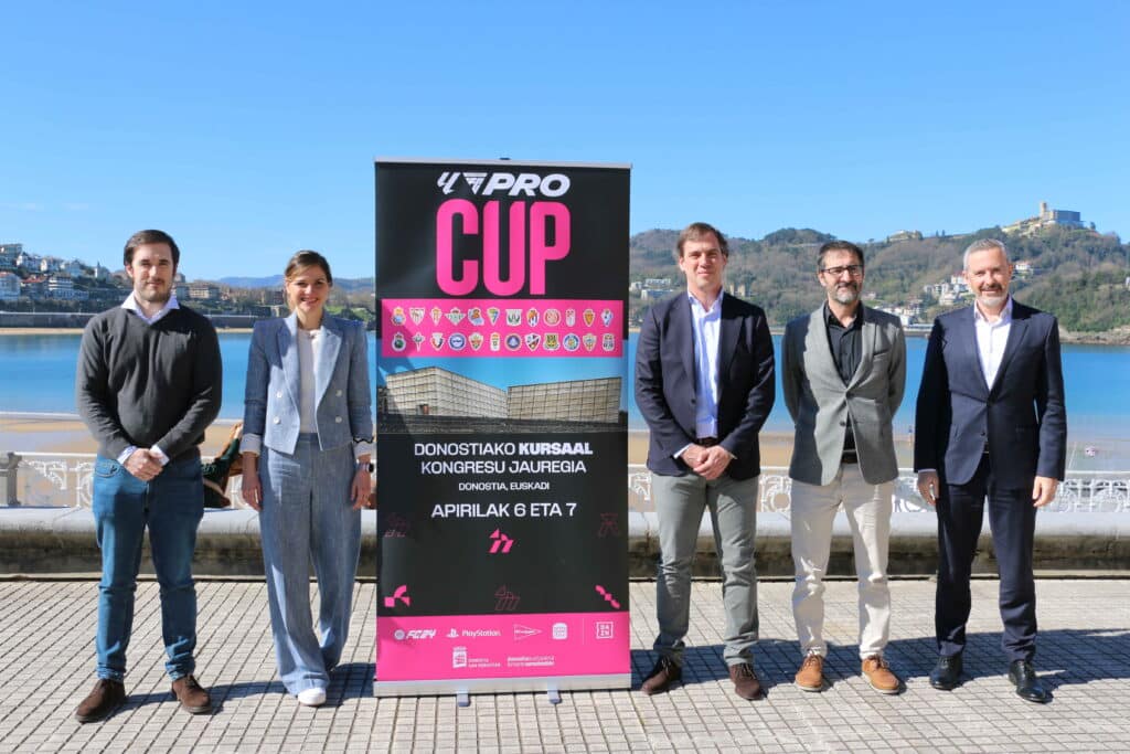 LALIGA FC PRO CUP PRESENTACION Donostia se convertirá en abril en la capital de los deportes electrónicos