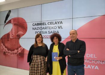 Iniciativas con motivo del Día de la Poesía en la Diputación Foral de Gipuzkoa. Foto: Diputación