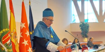 Pedro Miguel Echenique en el acto de investidura de doctores 'honoris causa' en Madrid. Foto: UAM Autónoma de Madrid (vía redes)