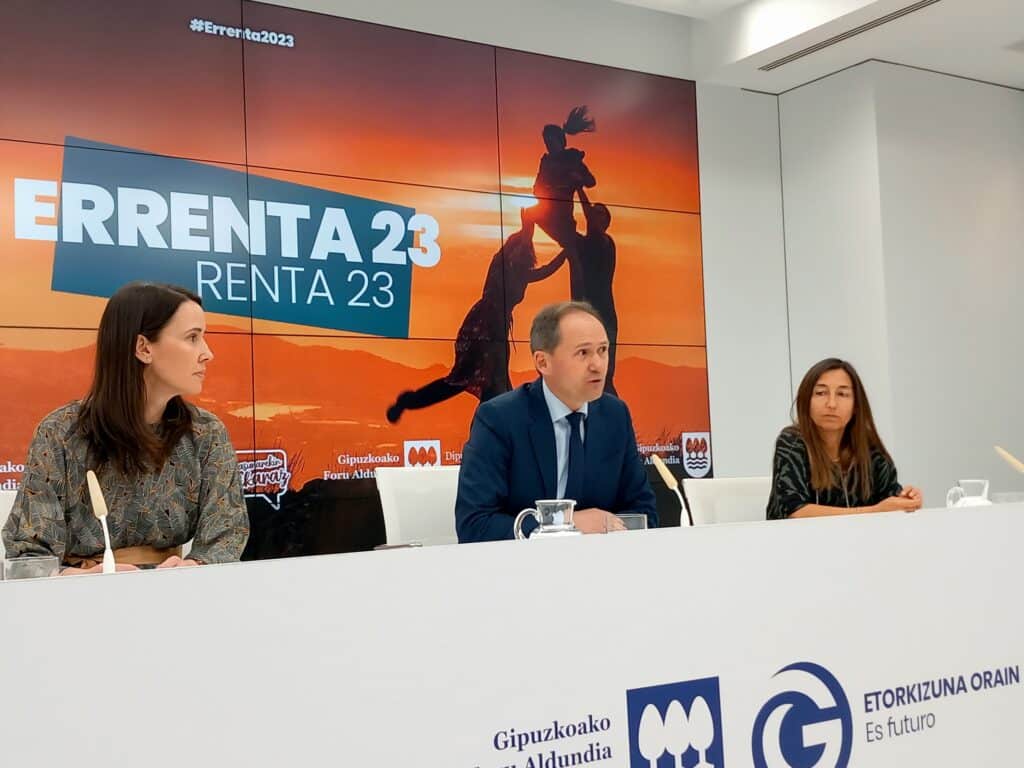Renta 2023 Renta 2023: Gipuzkoa tendrá un saldo de 52,8 millones de euros a favor de los contribuyentes