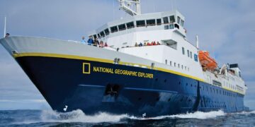 National Geographic Explorer, que atracará en Pasaia. Foto: Pasaia Port (vía redes)