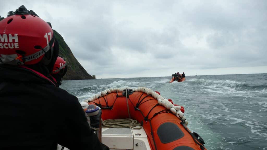 P1600475 El barco Aita Mari se dispone a zarpar para una nueva misión de rescate