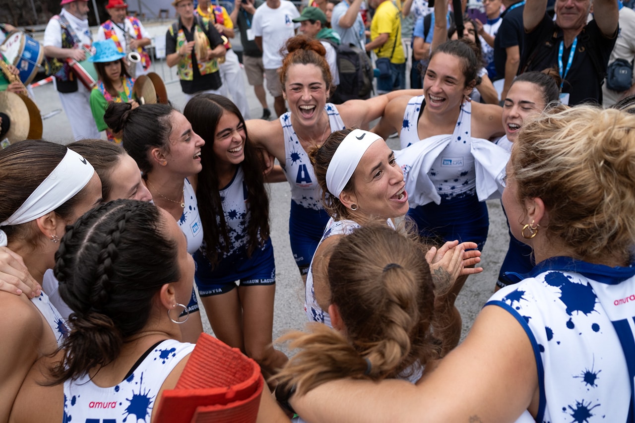 Arraun lagunak (FOTOS) Arraun Lagunak se impone el primer día de la Bandera de La Concha y saca 9 segundos a Orio