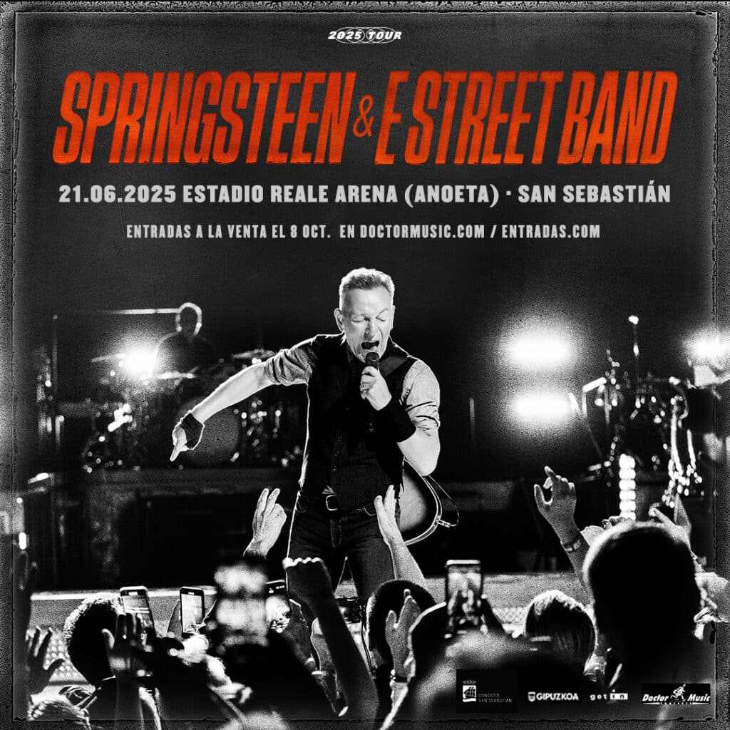 Boss Bruce Springsteen estará en Donostia el 21 de junio de 2025