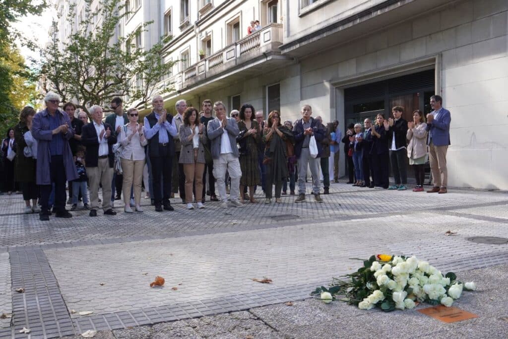 Motos1 La memoria de Lorenzo Motos, asesinado por ETA en 1980, es honrada en Donostia