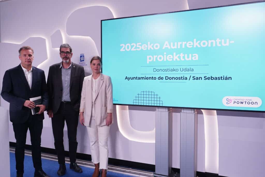 presubuena Donostia contará en 2025 con 517 millones en un presupuesto "social, inversor, comprometido con el transporte público y la movilidad"