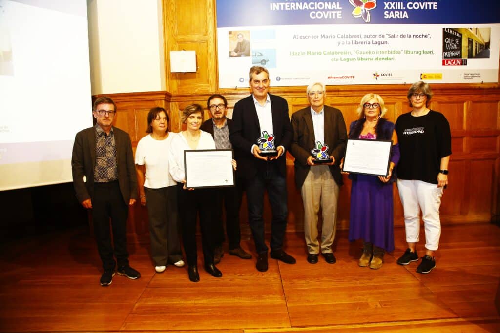Covite: "Las víctimas son todavía un colectivo incómodo en la sociedad vasca" 2 Foto Premiados Covite: "Las víctimas son todavía un colectivo incómodo en la sociedad vasca"