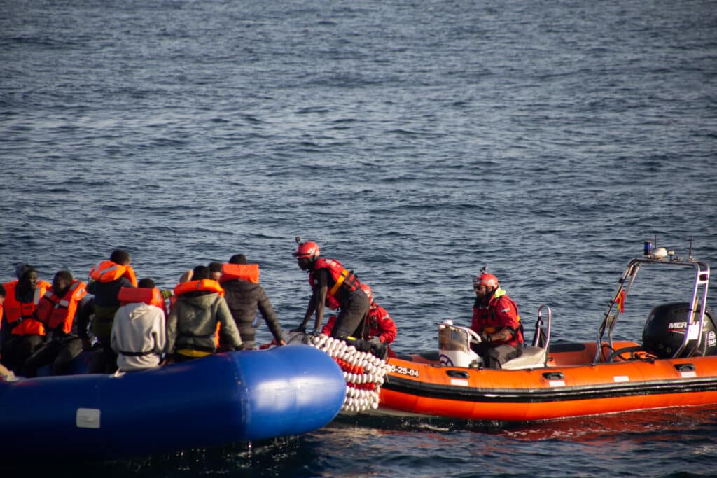 IMG 2553 El Aita Mari rescata en el Mediterráneo central a 53 jóvenes de Eritrea, Etiopía y Sudán del Sur