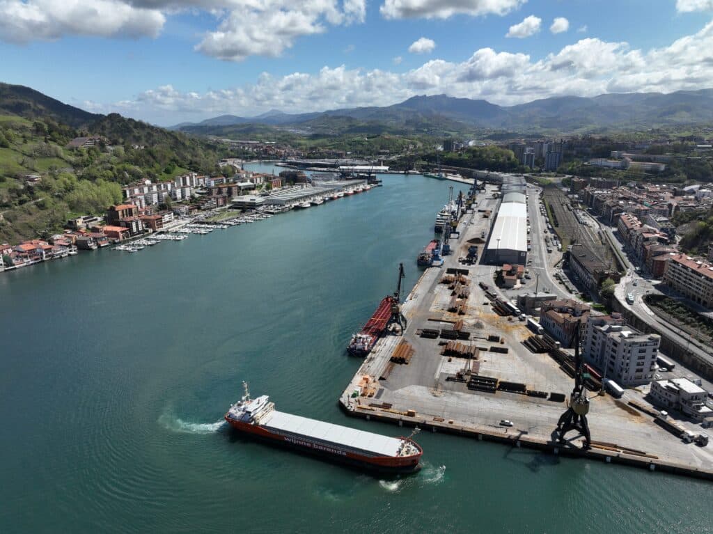 DJI 0763 1 El Puerto de Pasaia superó de nuevo en 2024 los 3,3 millones de toneladas de tráfico