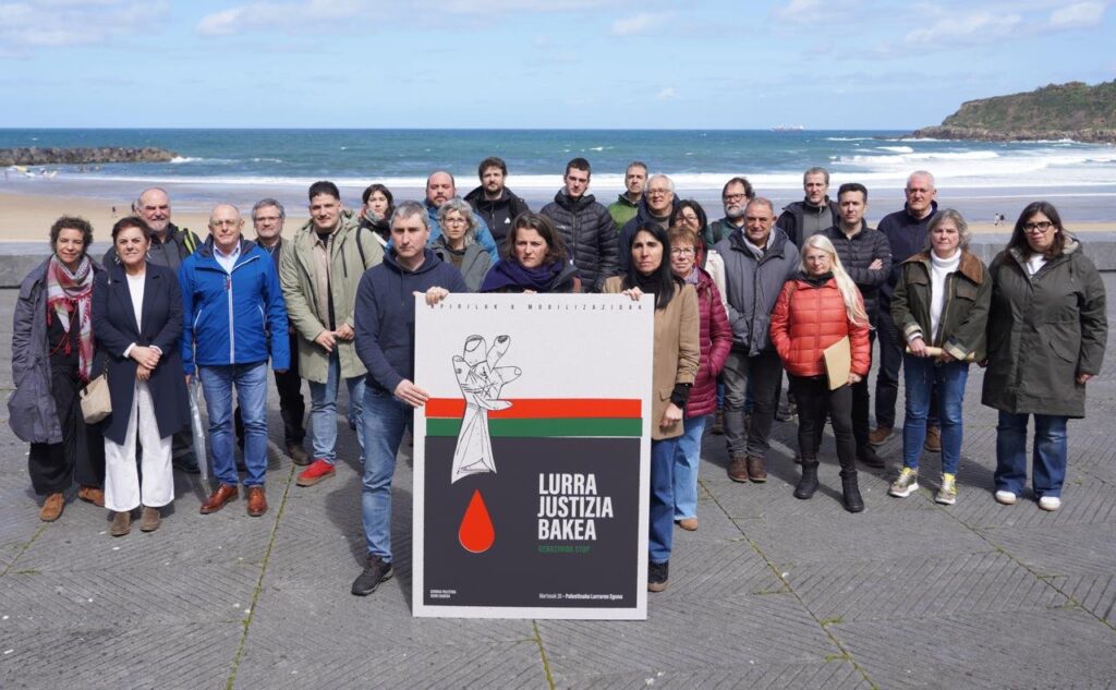 Lurra Más muestras de solidaridad con Palestina desde Donostia