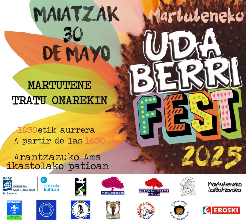 Kartela Martutene celebrará el viernes el UdaberriFEST: fiesta grande, buen trato y música desde Palestina
