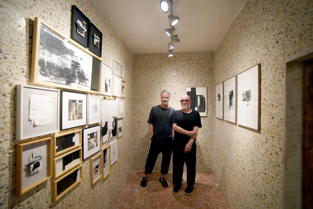 Benat Marcel eta obra Beñat Olaberria: "A Marcel Flier y a mí nos gusta hacer cosas sin controlarlas. Tenemos actitud punk"