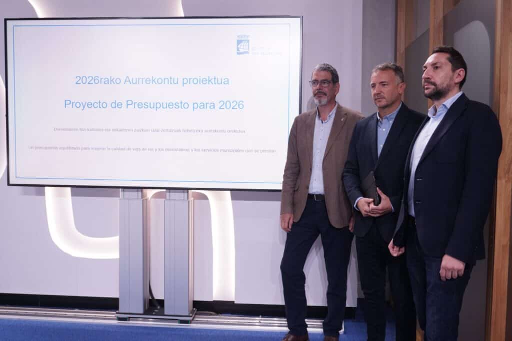 Aurrekontua 2 Goia presenta un presupuesto para 2026 que desciende un 4,5% pero "redobla la apuesta por la vivienda y los servicios municipales"