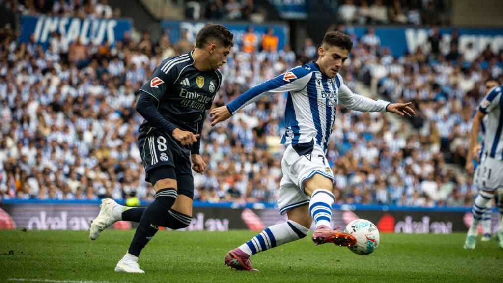 Real Real La Real Sociedad cae ante el Real Madrid en Anoeta