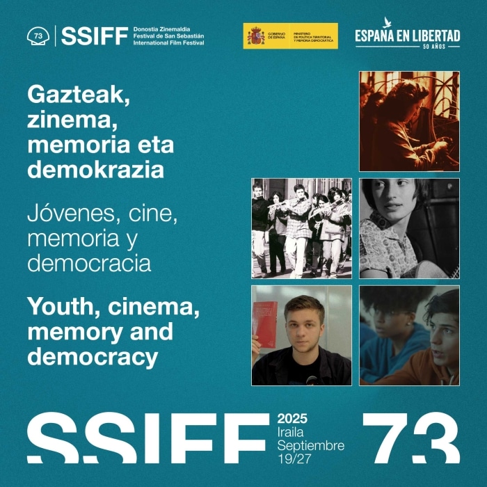 SSIFF73 Jóvenes, cine, memoria y democracia: nueva sección del Zinemaldia
