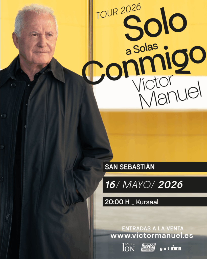 Victor Víctor Manuel presentará su nuevo trabajo en el Kursaal en mayo