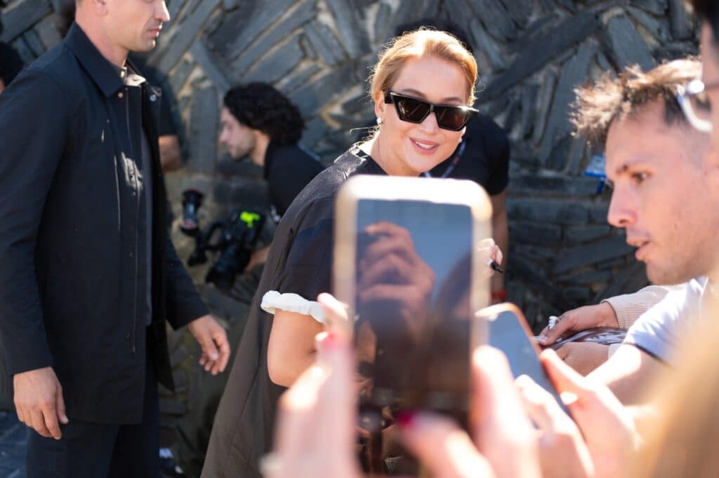 WhatsApp Image 2025 09 26 at 14.49.17 Jennifer Lawrence en San Sebastián: “Estoy aterrorizada con lo que sucede en el mundo"